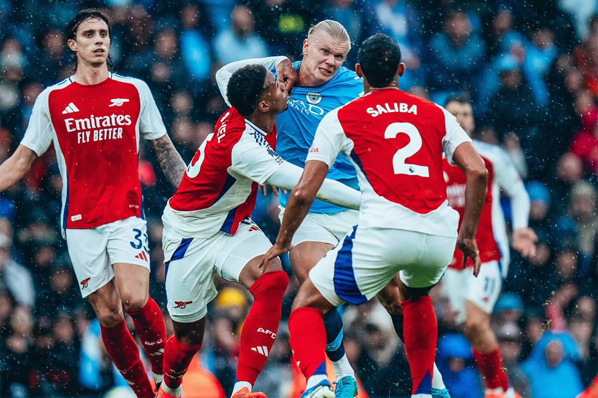 Haaland Cekcok dengan Arteta Usai Laga Panas Man City vs Arsenal