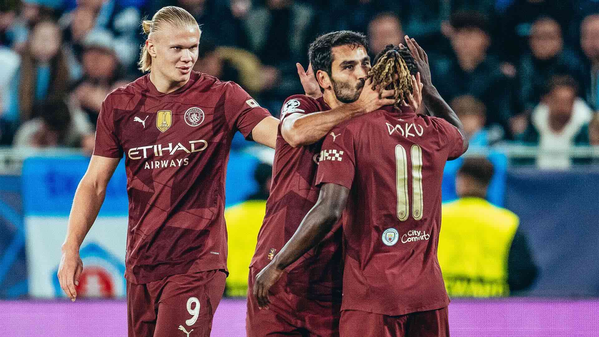Manchester City Menang Mudah 4-0 atas Slovan Bratislava