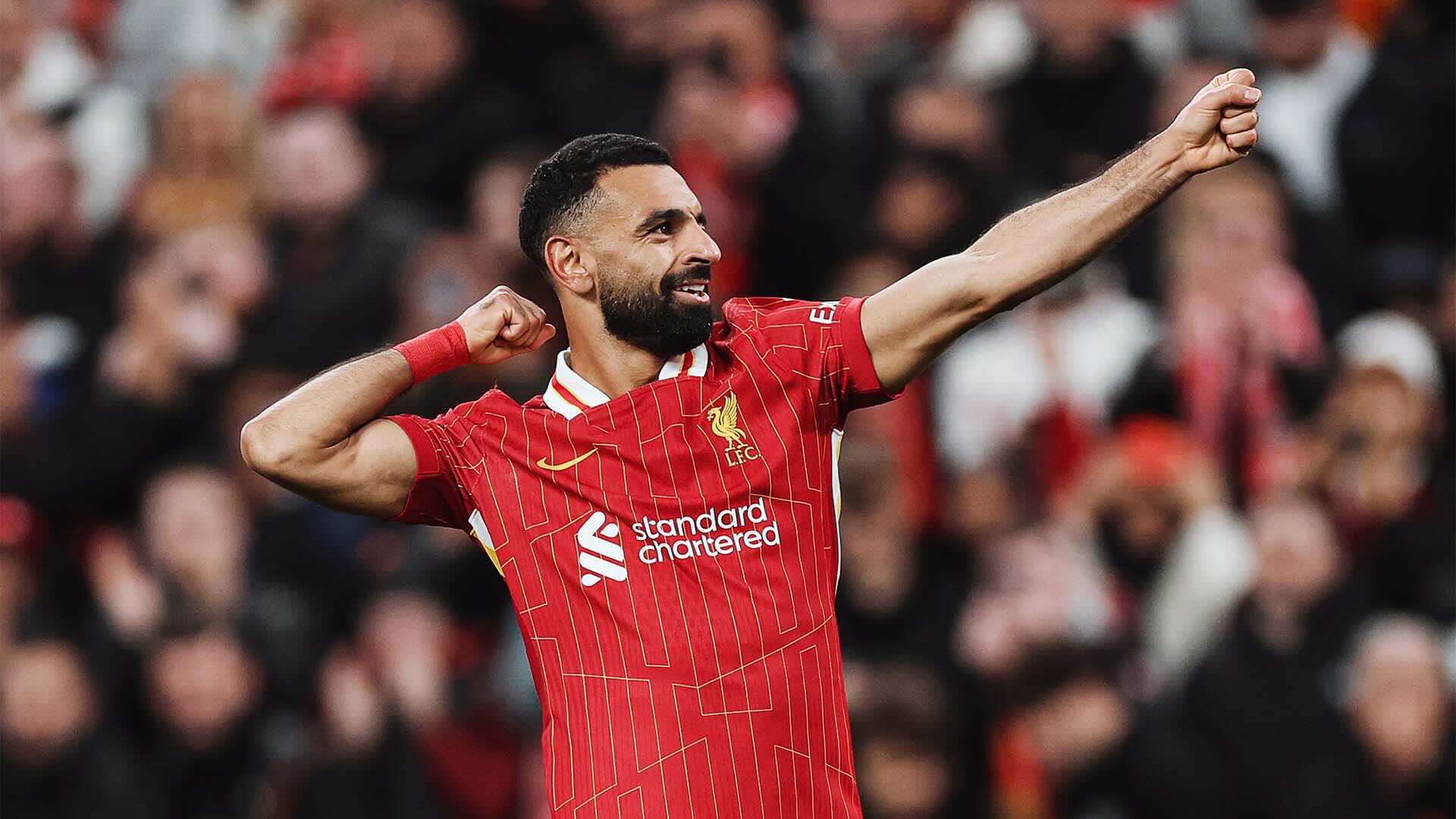 Liverpool 2-0 Bologna: Gol Salah dan Mac Allister Lanjutkan Musim Sempurna The Reds