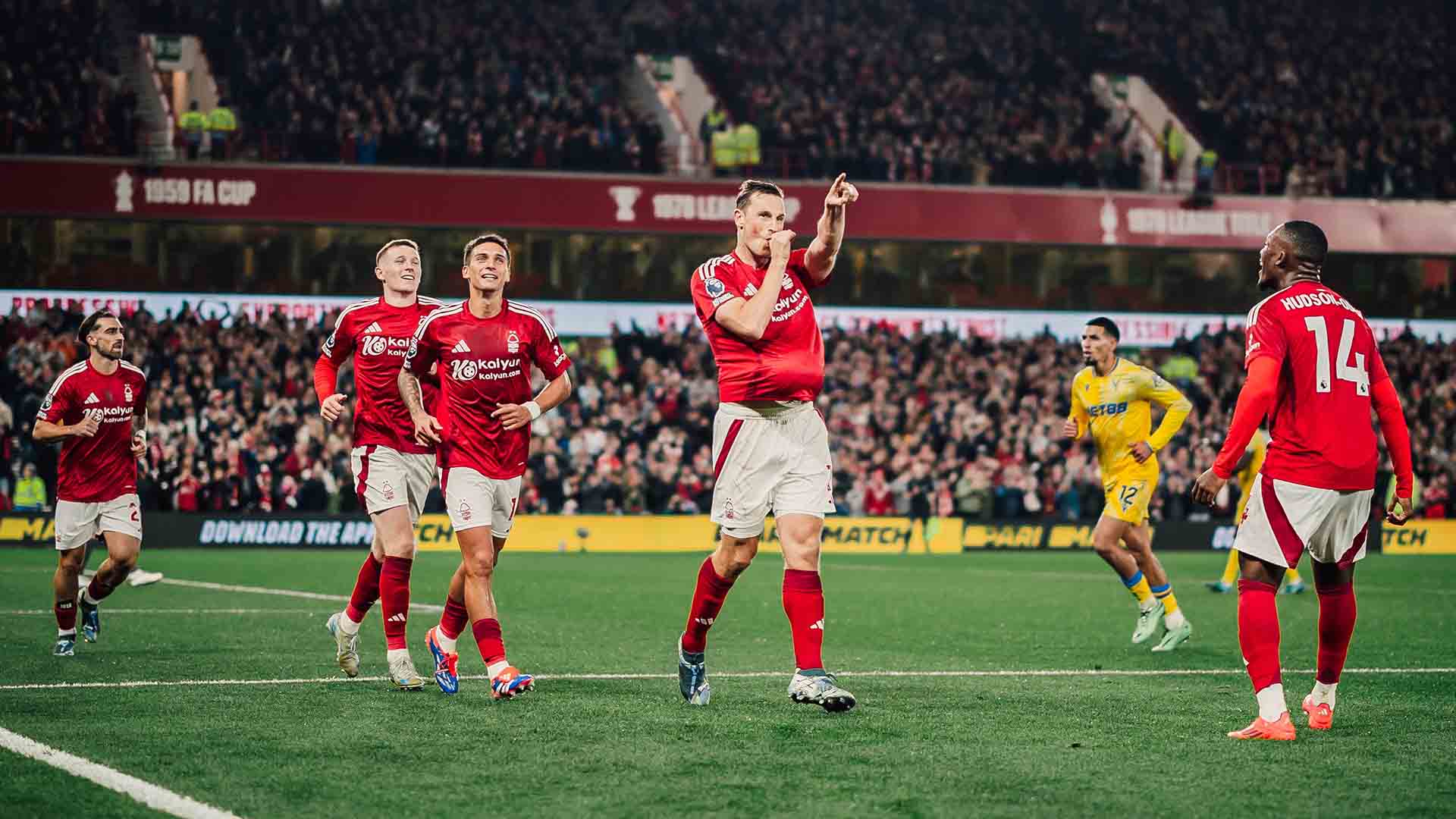 Bekuk Crystal Palace, Nottingham Forest Raih Kemenangan Kandang Perdana