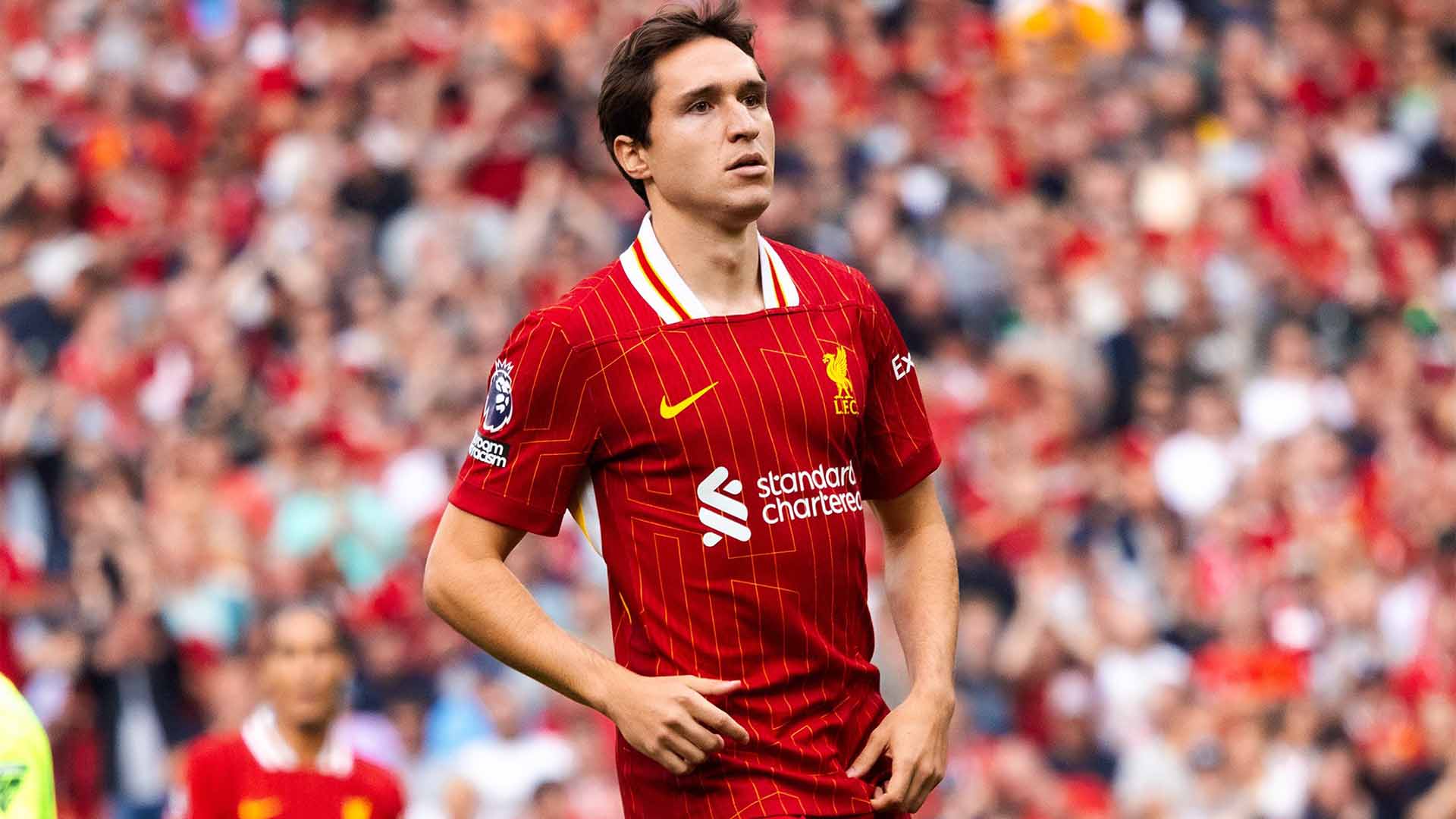 Chiesa Absen Lagi, Slot Sebut Cedera Gara-gara Intensitas di Premier League