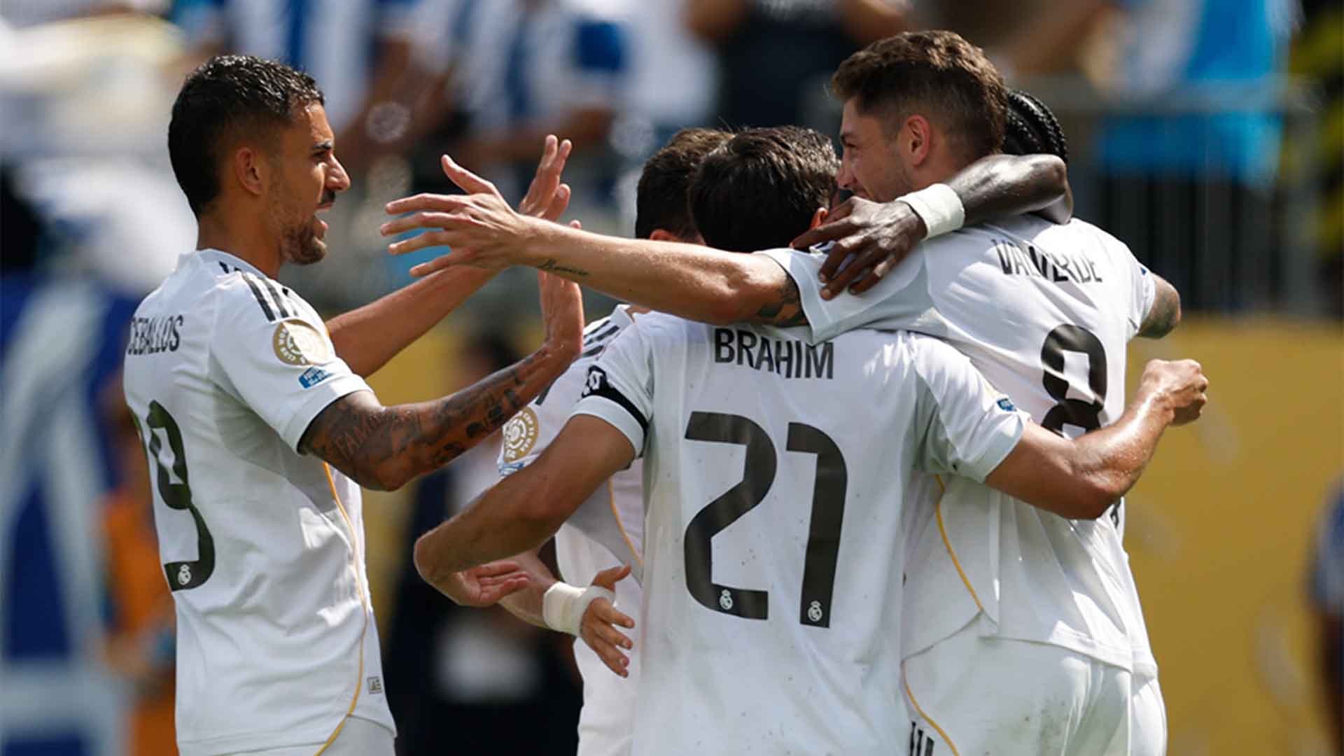 10 Pemain Real Madrid Taklukkan Pachuca 3-1 di Piala Dunia Antarklub