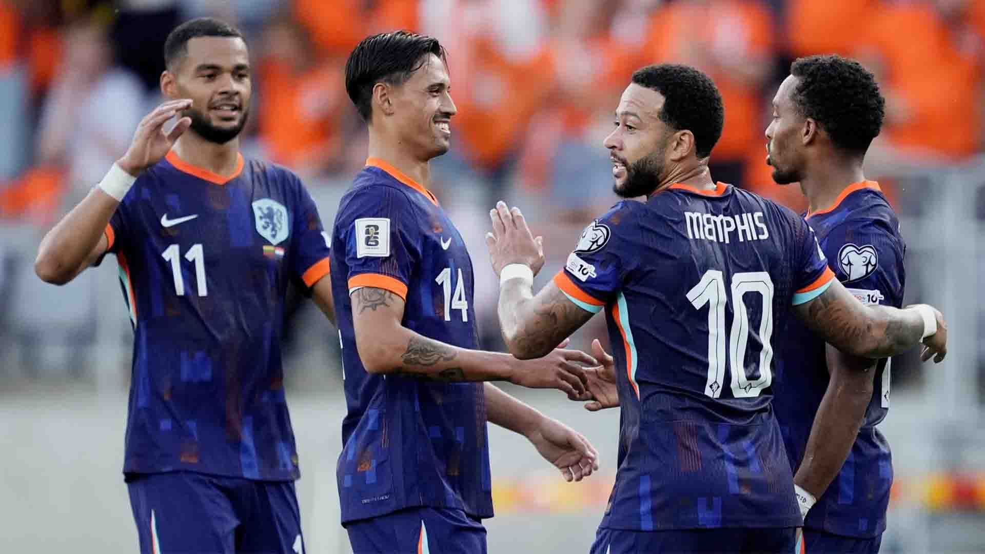 Belanda Kunci Kemenangan 3-2 di kandang Lithuania