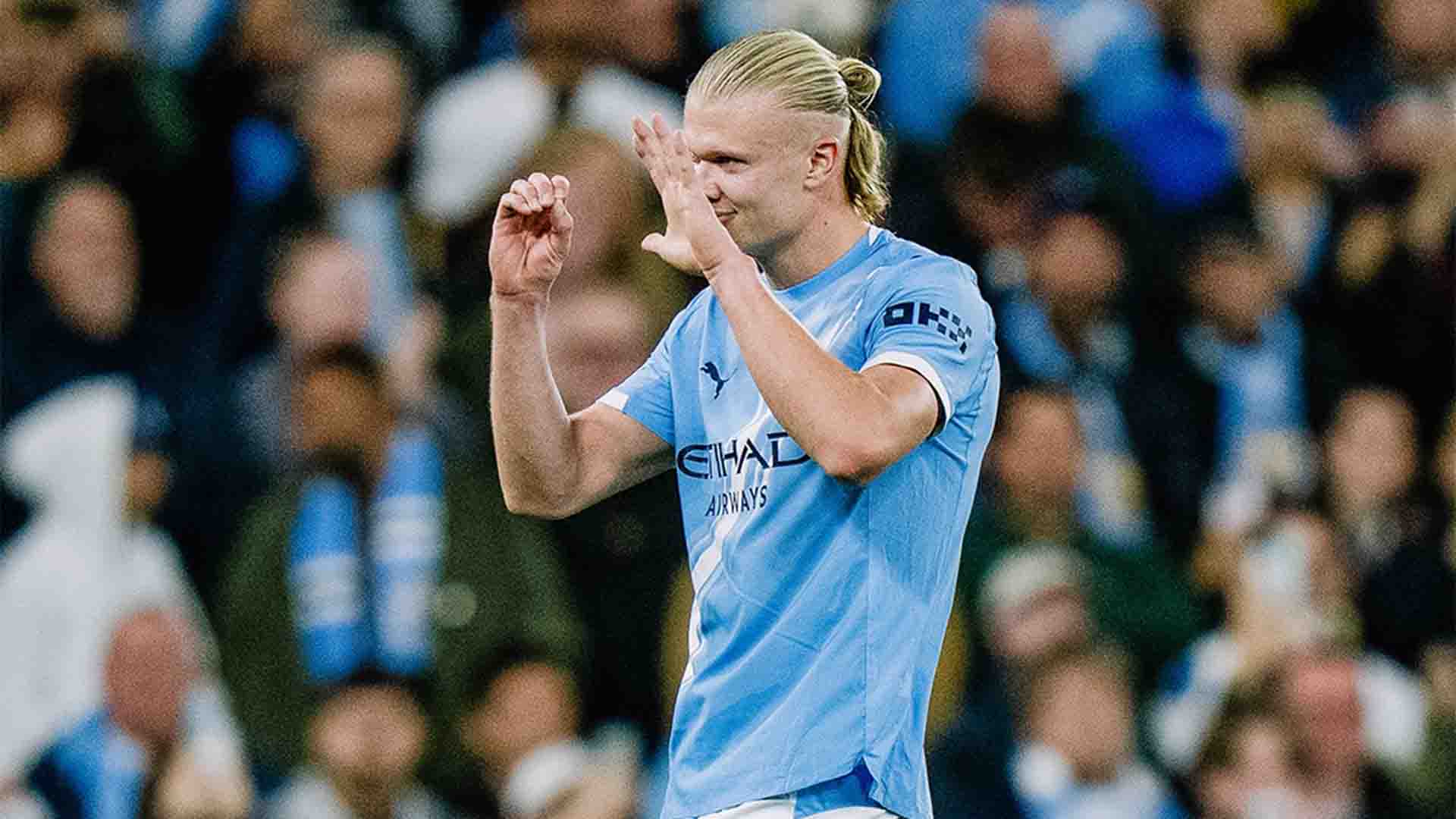 Guardiola Yakin Haaland Mampu Lampaui Rekor Ronaldo di Champions League