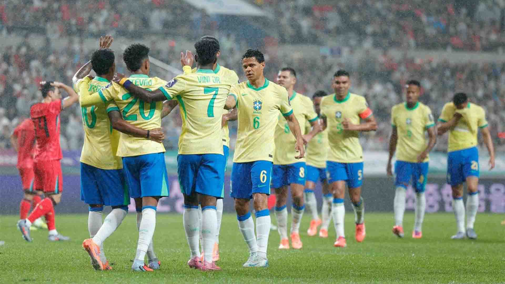 Rodrygo dan Estevão Menggila: Brasil Bantai Korea Selatan 5-0 di Seoul