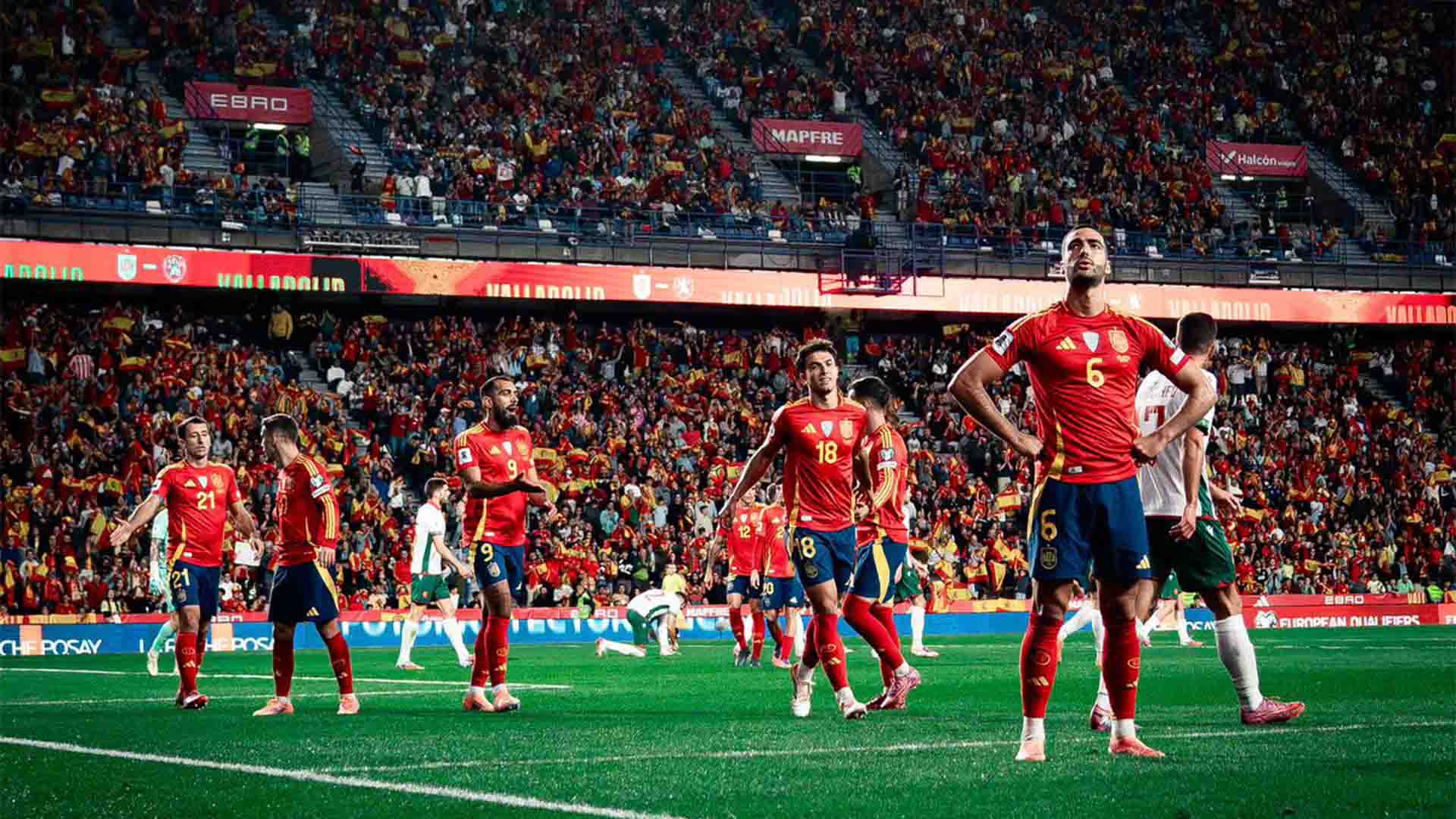 Brace Merino Bawa Spanyol Hancurkan Bulgaria 4-0