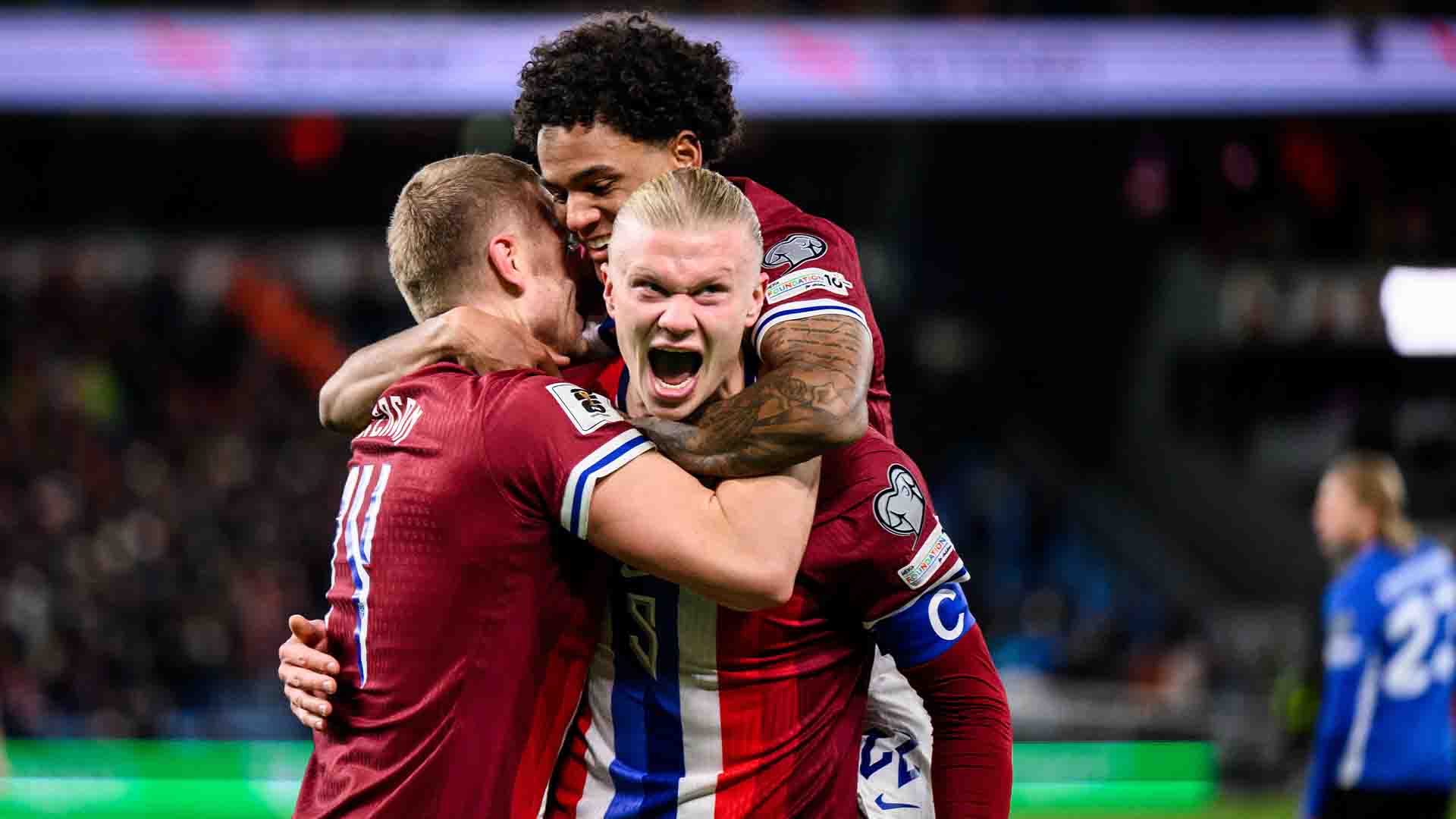 Hajar Estonia 4-1, Norwegia Selangkah Lagi ke Piala Dunia 2026