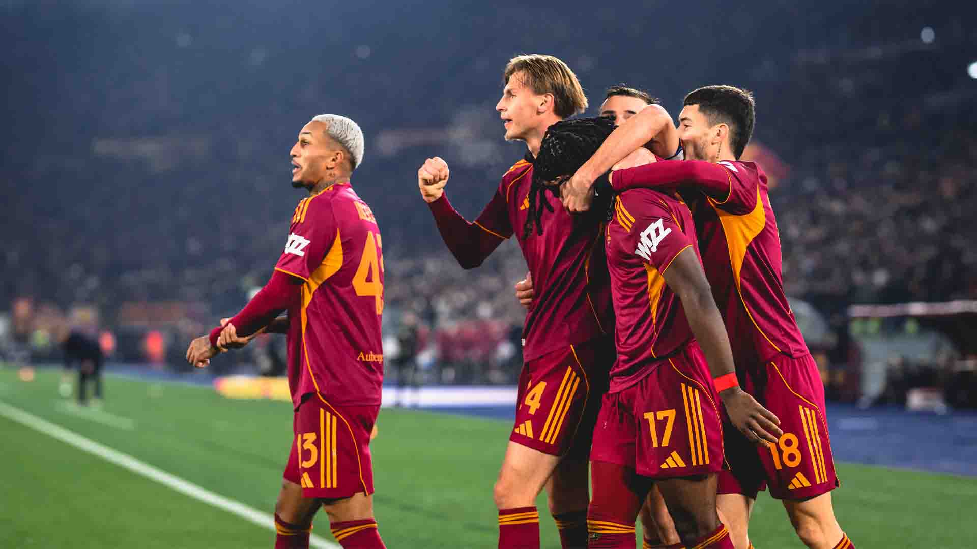 Perkasa di Olimpico, Roma Bungkam Genoa 3-1 untuk Amankan Empat Besar