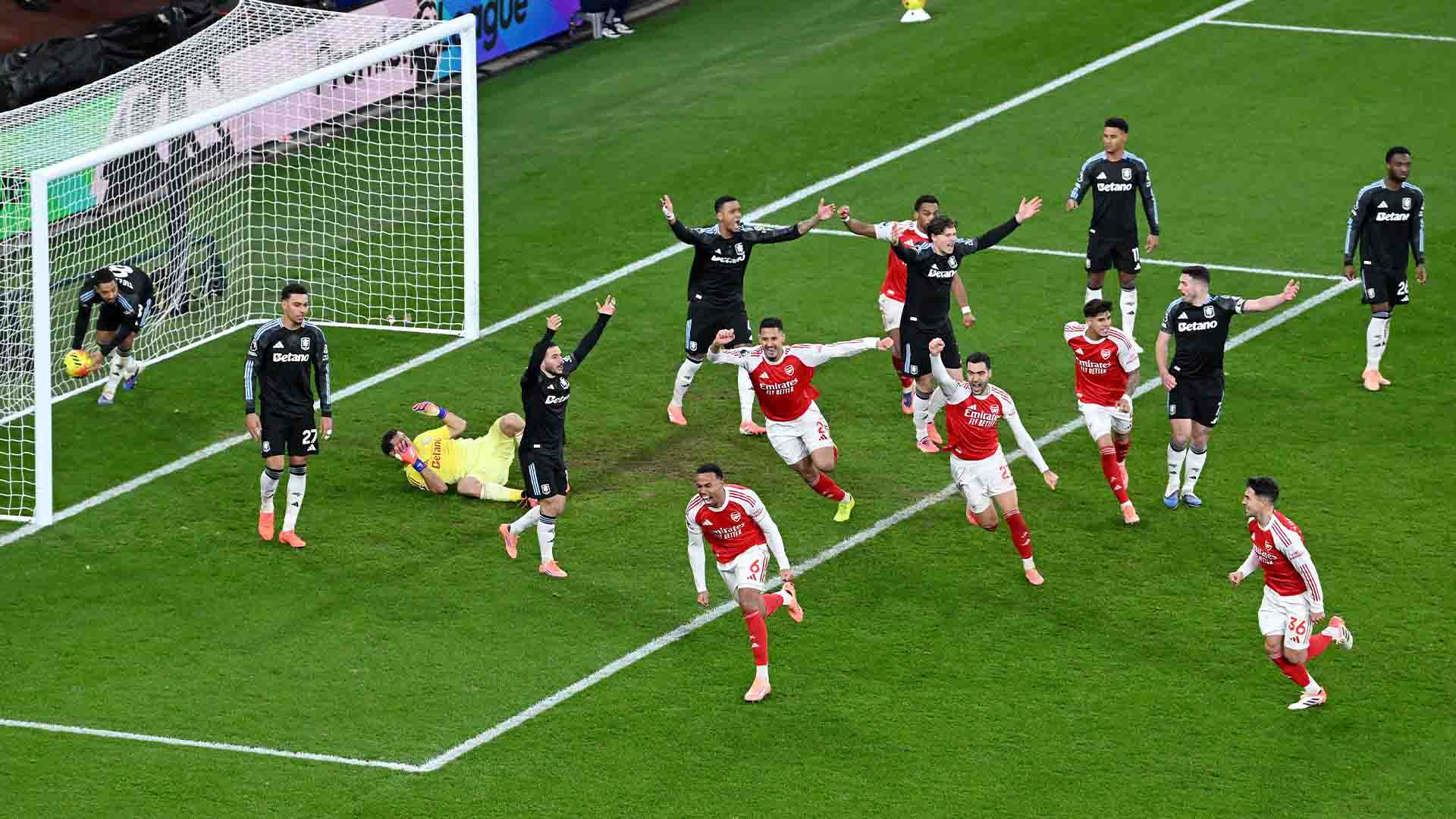 Balas Dendam Tuntas, Arsenal Menang Meyakinkan 4-1 atas Aston Villa