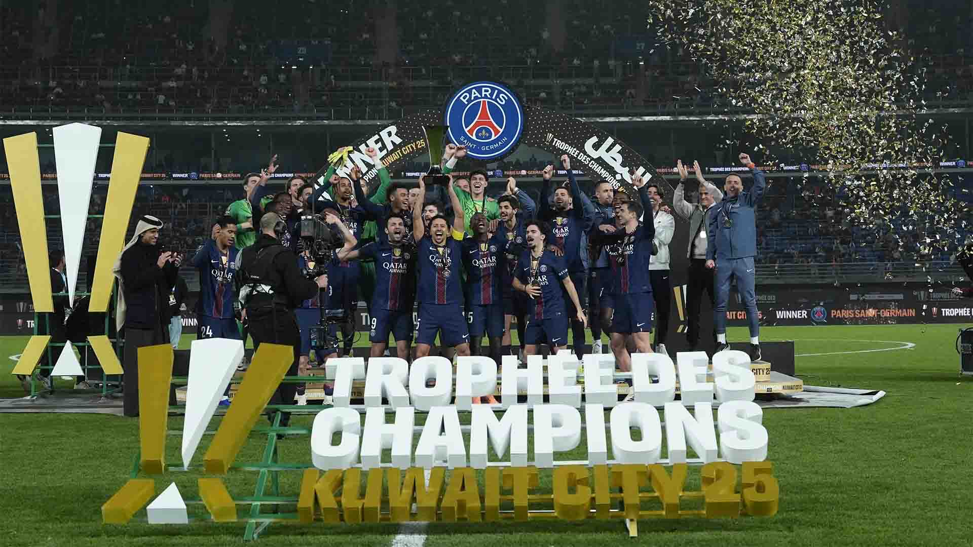 PSG Raih Gelar Trophée des Champions Setelah Drama Penalti Lawan Marseille