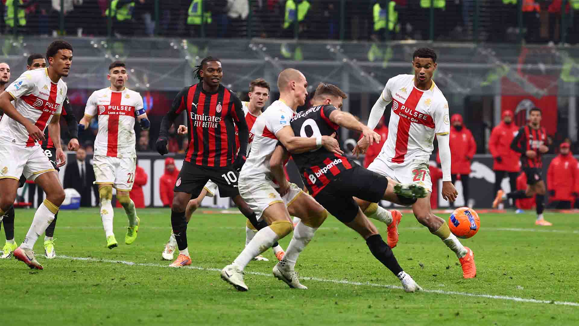 Milan 1-1 Genoa: Leao Selamatkan Rossoneri dari Kekalahan