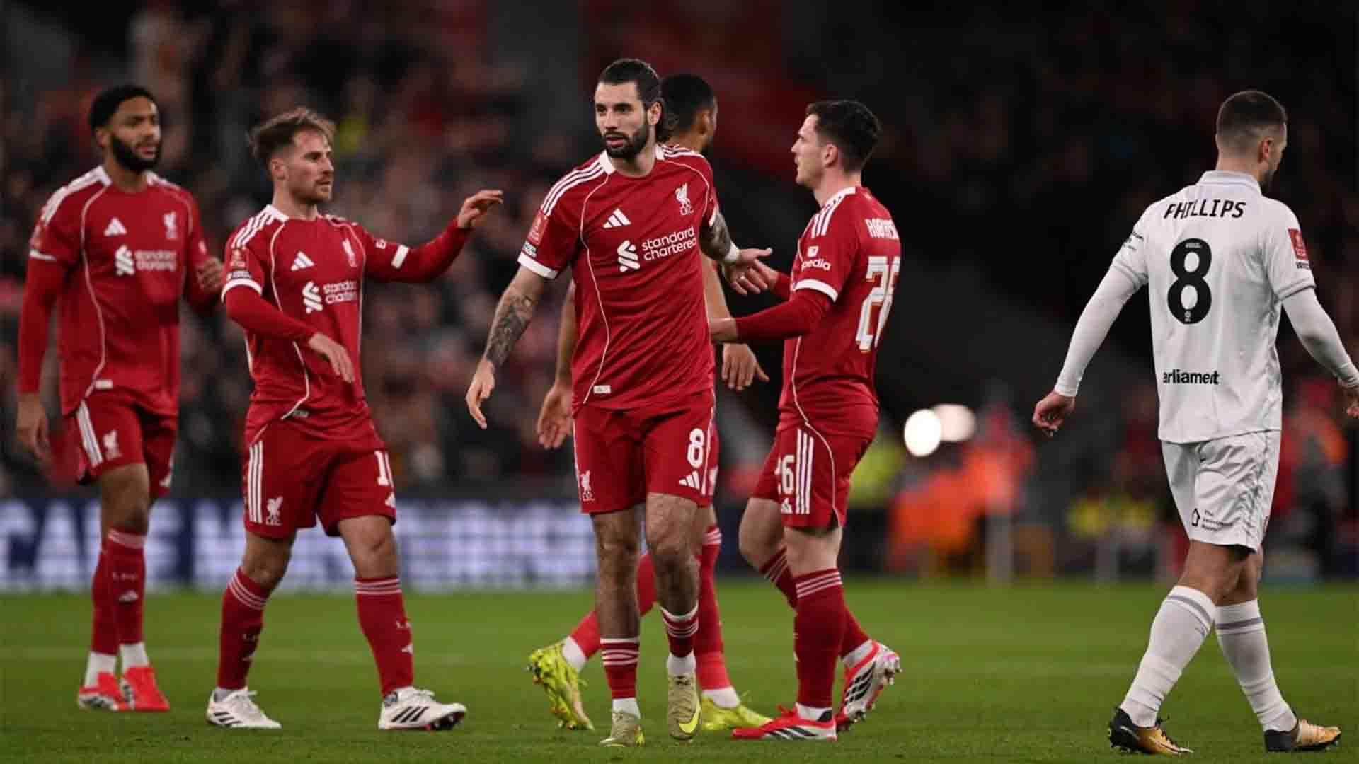 Liverpool Gilas Barnsley 4-1 untuk Melaju ke Ronde Keempat FA Cup