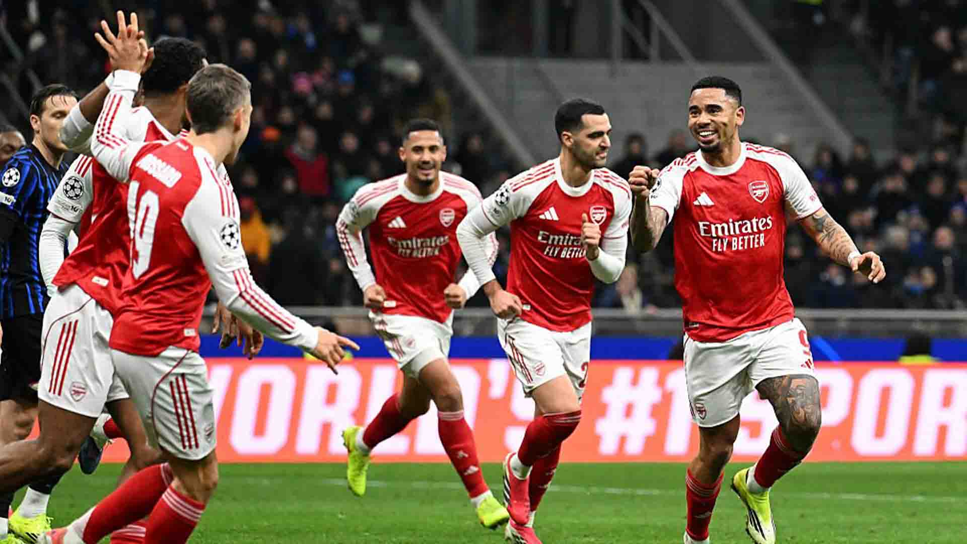 Sejarah di San Siro: Dua Gol Jesus Bawa Arsenal Bungkam Inter Milan 3-1