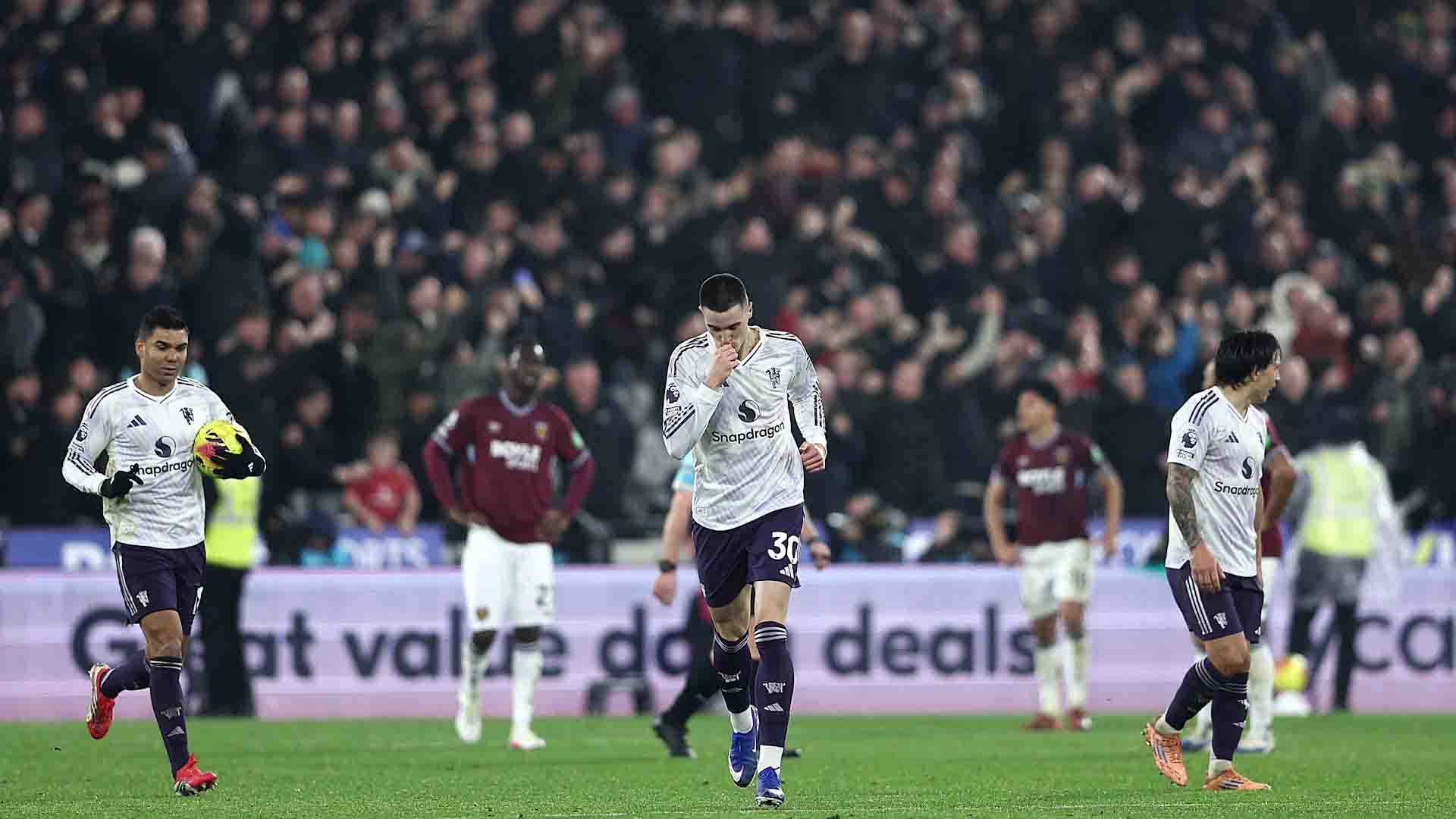 West Ham 1-1 Man United: Gol Menit Akhir Sesko Selamatkan Satu Poin