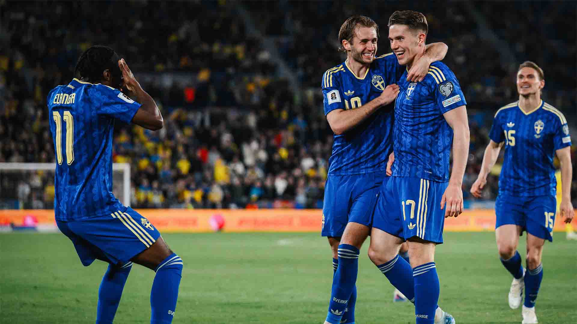 Hattrick Gyökeres Hancurkan Ukraina 3-1, Hadapi Polandia di Final Playoff Piala Dunia